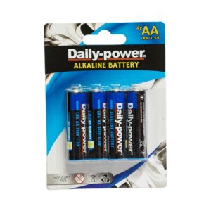 Batteries Alkaline Size Aa 4pk