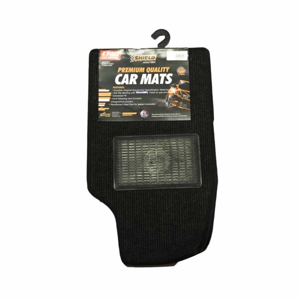 Car Mat Ribbed 4pc 2xheel Pad L&r 4x4