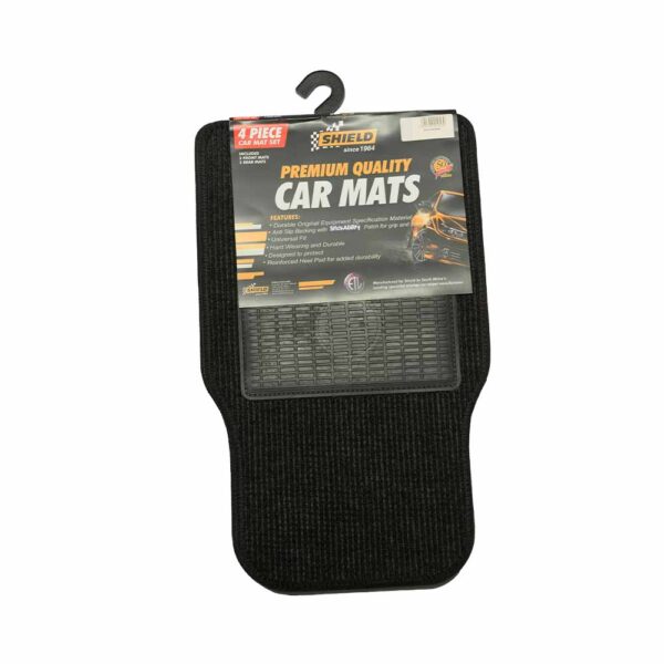 Car Mat Ribbed 4pc Heel Pad R Only