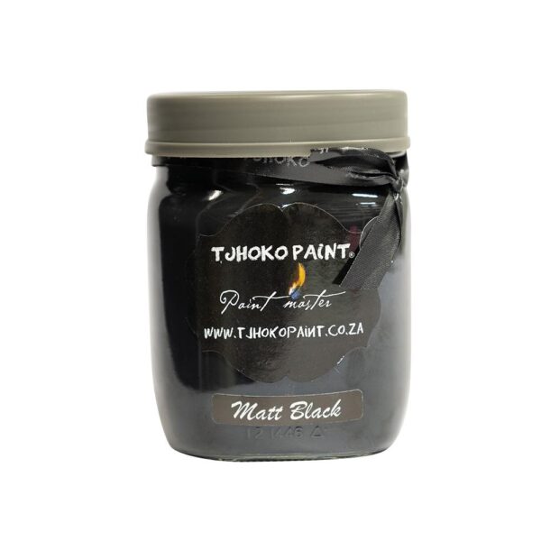 500ml Tjhoko Paint Matt Black