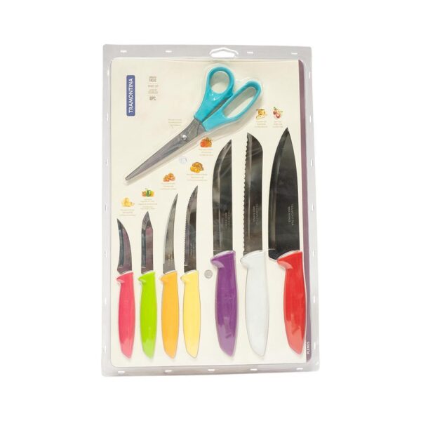 Knife Kitchen & Scissor Set 8pc