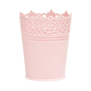 Basket Holder Small Patterned Blush
