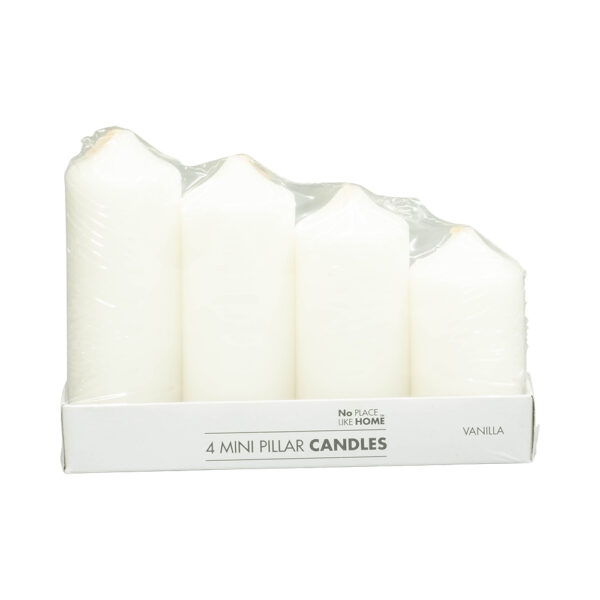 Candle-set 4pc Mini Pillars