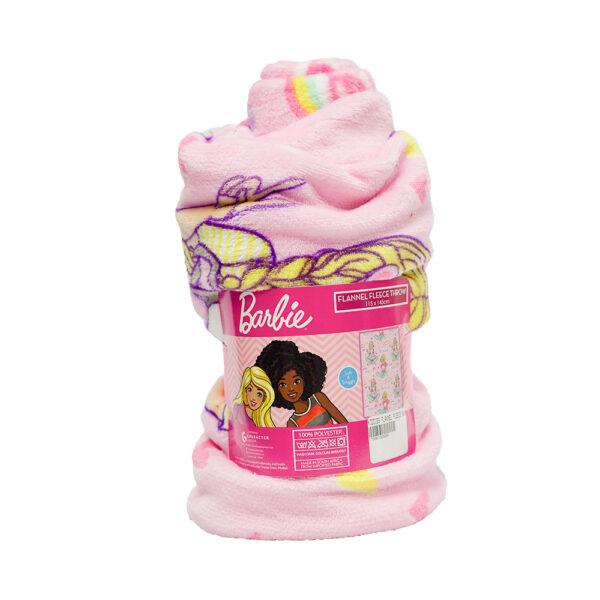 Kiddies Flannel Fleece Blanket Barbie