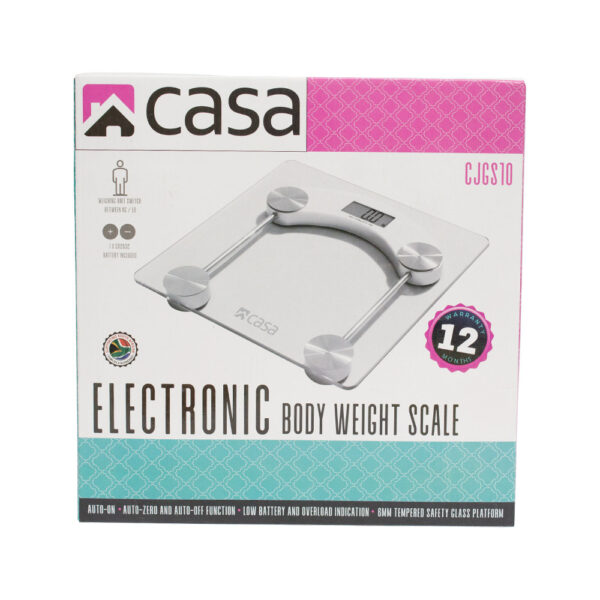 Bathroom Electronic Scale Glass Square
