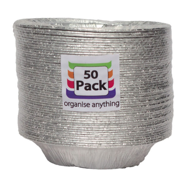 Foil Pie Tray Std Rnd (2001) X50 (2001l)
