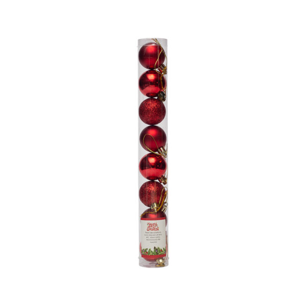Christmas Tree Decor Ball 8pc 40cm Asstd