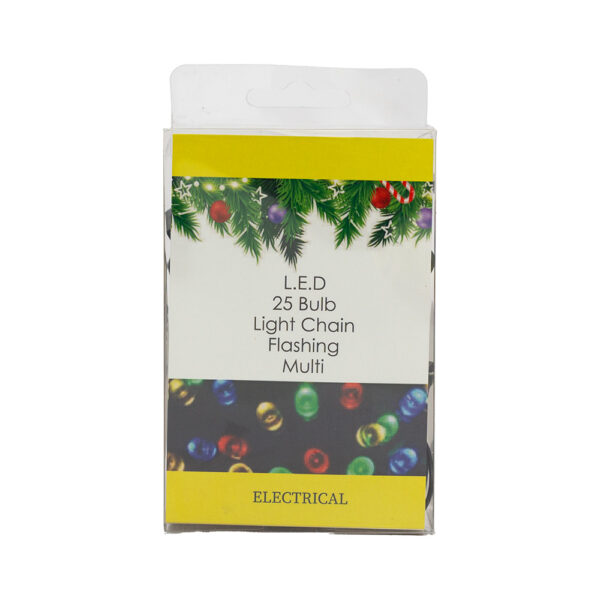 Christmas Lights 220v in 25pc Flashing