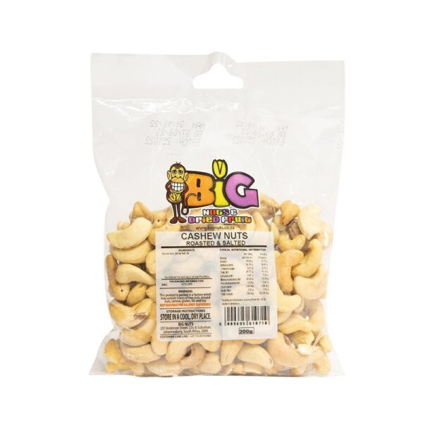 Cashew Nuts Rst & Slt 200g
