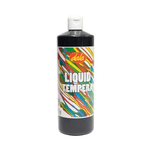 500ml Black Liquid Tempera