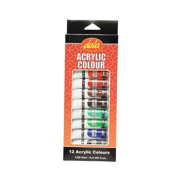 12x12ml Acrylic Paint