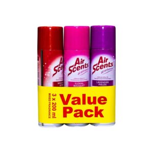 3pk 200ml Aerosol Mixed