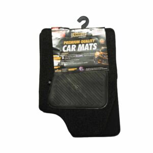 Car Mat Ribbed 4pc Heel Pad R Universal