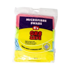 4pk Microfibre Cloth Swabs