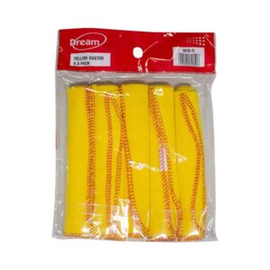 5pk 33x33cm Yellow Cloth Duster