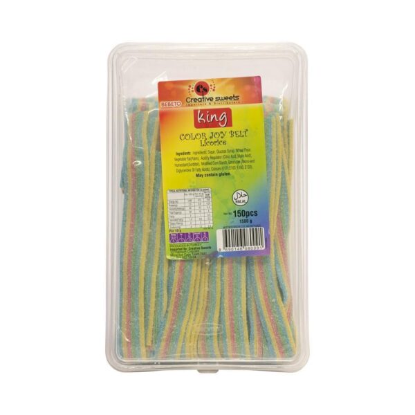 King Candy - Sour Rainbow Belts 150pc