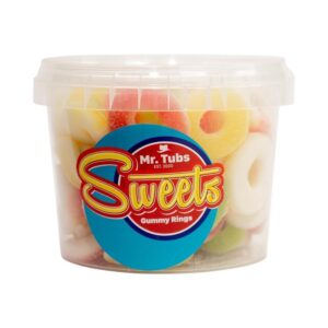 Tubs 400g Gummy Rings
