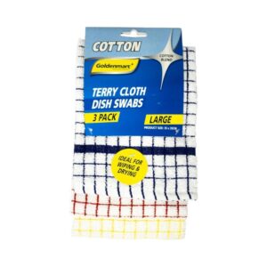 Matching Check Dishcloth Swab