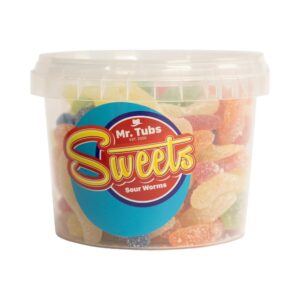 Tubs 350g Sour Worms