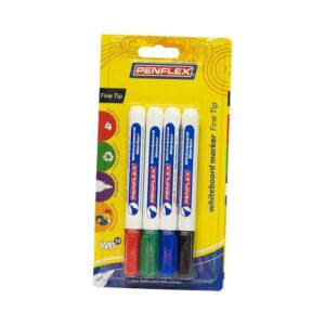 Whiteboard Markers Fine Tip 4pk