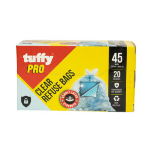 45's Clear Refuse Bags