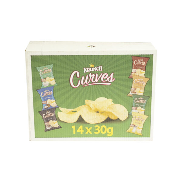 14 X 30g Curves Chips Multibox
