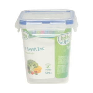 Saver Box Airtight Sq Long 570ml