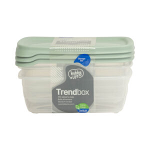 Food Saver Rect Trend 600ml 3pk