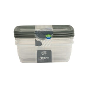 Food Saver Rect Trend 1.2lt 3pk