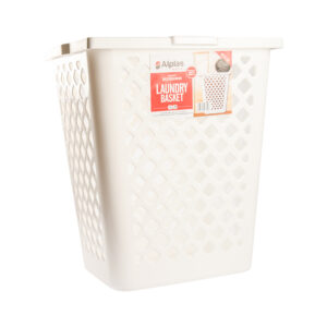 65lt Laundry Basket White