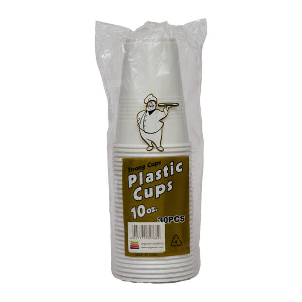 Cup Plastic Disposable 300ml 30pc