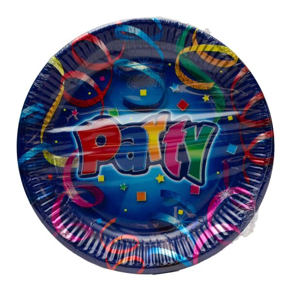 Paperplates Party Streamers 23cm 8ct