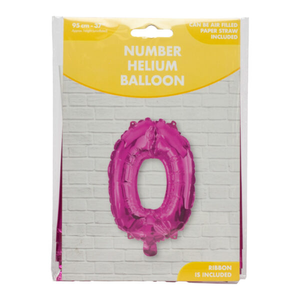 Balloon 37 Inch Helium Foil Pink 0