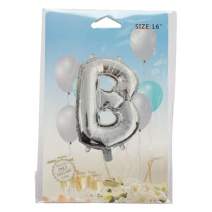 Balloon Foil Silver B 35cm