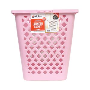 65lt Laundry Basket Pink