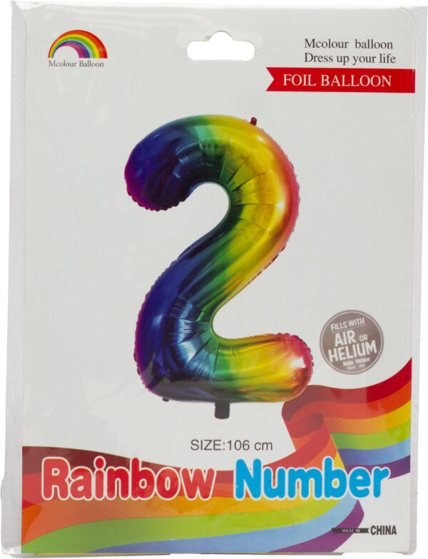 Balloon Helium Foil Rainbow 2