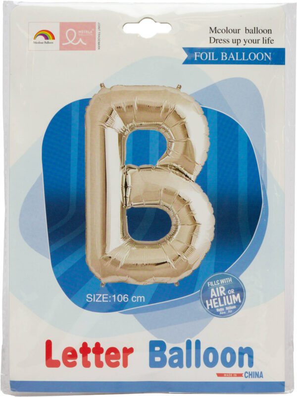 Balloon Helium Foil Silver