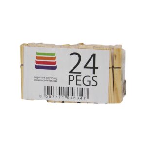 Pegs Wooden 24pk