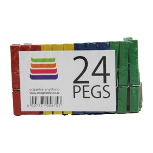 Pegs Plastic 24pk