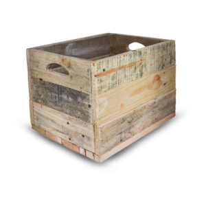 Wooden Crate Rustic (l)